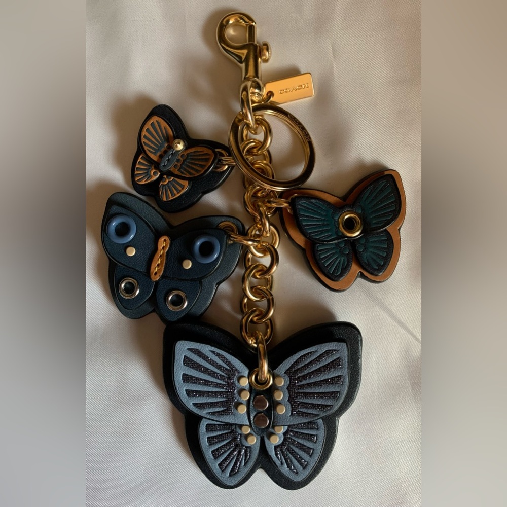 Coach Butterfly Cluster Bag Charm